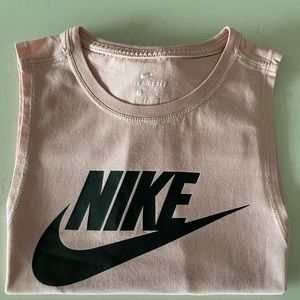 Woman’s Nike Pink Cotton Tank-Small